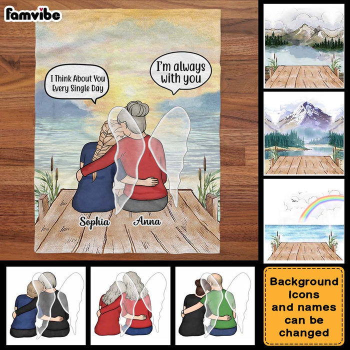 Personalized Gift For Loss Mom Memorial Blanket 29738 1