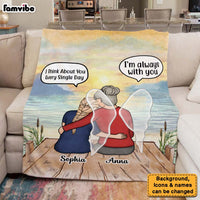 Personalized Gift For Loss Mom Memorial Blanket 29738 thumb 1