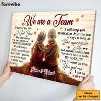 Personalized Gift For Old Couple We Are Team Canvas 29750 thumb 1