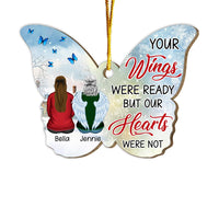 Personalized Memorial Gift Your Wings Were Ready Ornament 29751 thumb 1