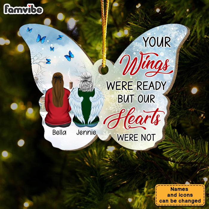 Personalized Memorial Gift Your Wings Were Ready Ornament 29751 1