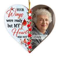 Personalized Memorial Gift My Heart Was Not Heart Ornament 29753 thumb 1