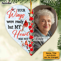 Personalized Memorial Gift My Heart Was Not Heart Ornament 29753 thumb 1