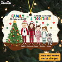 Personalized Gift For Family Christmas Making Memories Together Benelux Ornament 29754 thumb 1