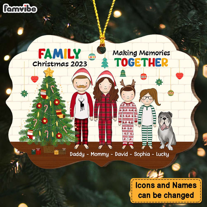Personalized Gift For Family Christmas Making Memories Together Benelux Ornament 29754 1