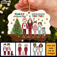 Personalized Gift For Family Christmas Making Memories Together Benelux Ornament 29754 thumb 1