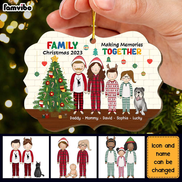 Personalized Gift For Family Christmas Making Memories Together Benelux Ornament 29754 1
