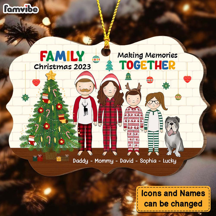 Personalized Gift For Family Christmas Making Memories Together Benelux Ornament 29754 1