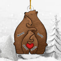 Personalized Gift For Bear Family Ornament 29755 thumb 1