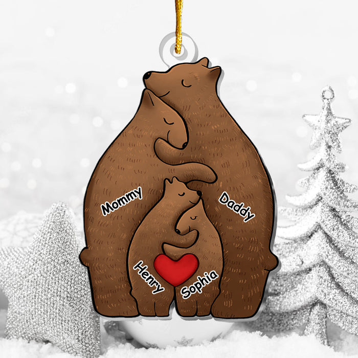 Personalized Gift For Bear Family Ornament 29755 1