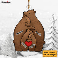 Personalized Gift For Bear Family Ornament 29755 thumb 1