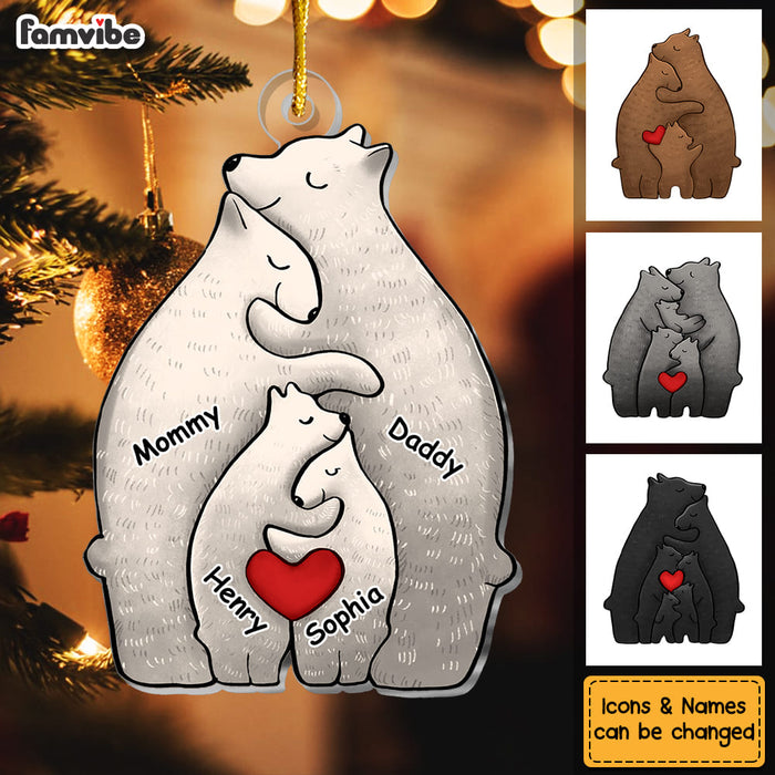 Personalized Gift For Bear Family Ornament 29755 1