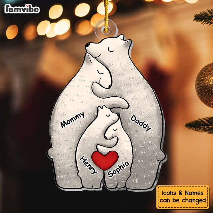 Personalized Gift For Bear Family Ornament 29755 1