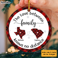 Personalized Gift For Long Distance Family Circle Ornament 29756 thumb 1