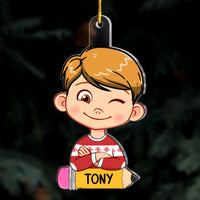 Personalized Gift For Grandson Christmas Ornament 29757 thumb 1