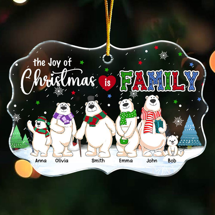 The Joy Of Christmas Is Family - Personalized Christmas Gifts