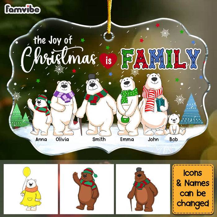Personalized Gift For Family The Joy Of Christmas Benelux Ornament 29758 1