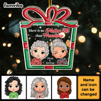 Personalized There Is No Greater Gift Than Friendship 2 Layered Mix Ornament 29770 thumb 1