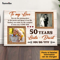 Personalized Anniversary Gift For Couple To My Love Canvas 29771 thumb 1