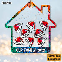 Personalized Our Family  Colorful 5 Layered Shaker Ornament 29772 thumb 1