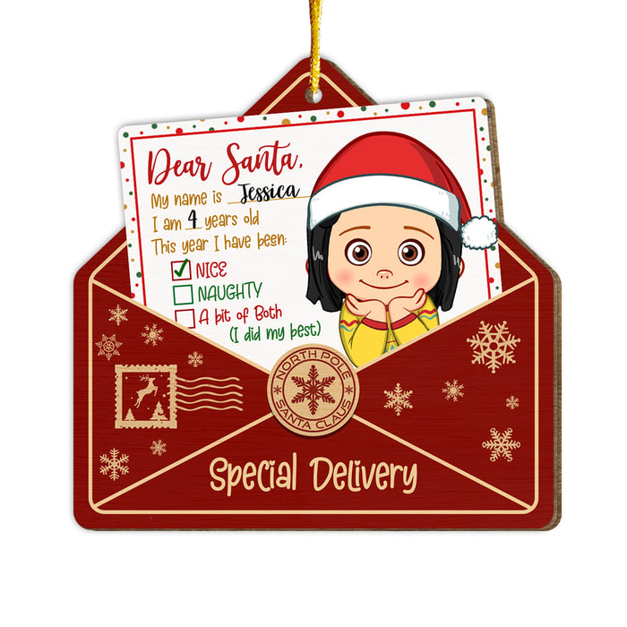 Personalized Christmas Gift For Granddaughter This Year I've Been Ornament 29774 1