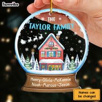 Personalized Our Family Christmas Village Ornament 29777 thumb 1