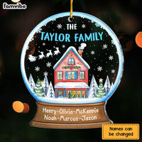 Personalized Our Family Christmas Village Ornament 29777 thumb 1