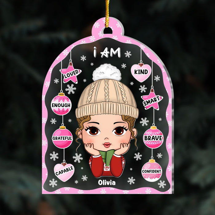 Personalized I Am Kind Granddaughter Ornament 29779 1