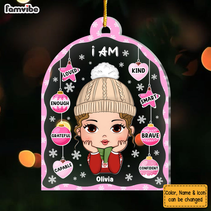 Personalized I Am Kind Granddaughter Ornament 29779 1