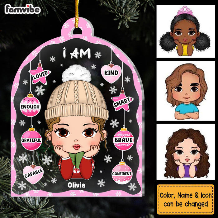 Personalized I Am Kind Granddaughter Ornament 29779 1