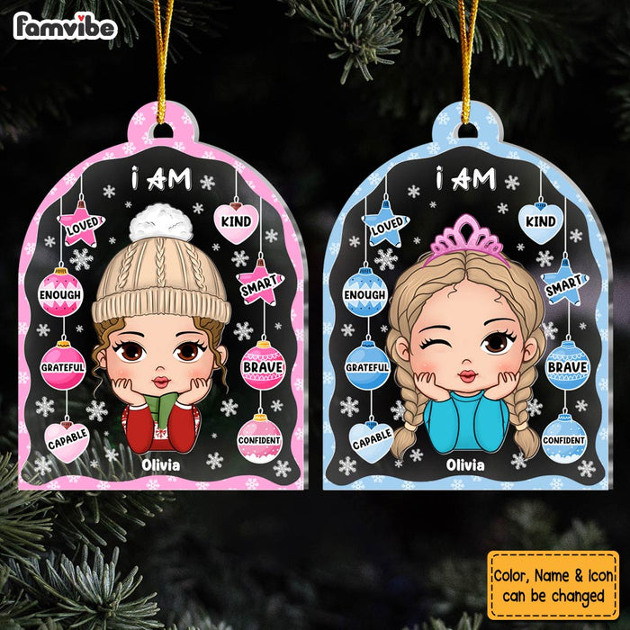 Personalized I Am Kind Granddaughter Ornament 29779 1