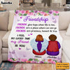 Personalized Gift For Friends Lucky My Friend Is You Blanket 29782 1