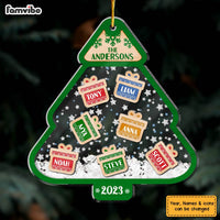 Personalized Tree Layered Family Gifts Christmas 5 Layered Shaker Ornament 29787 thumb 1