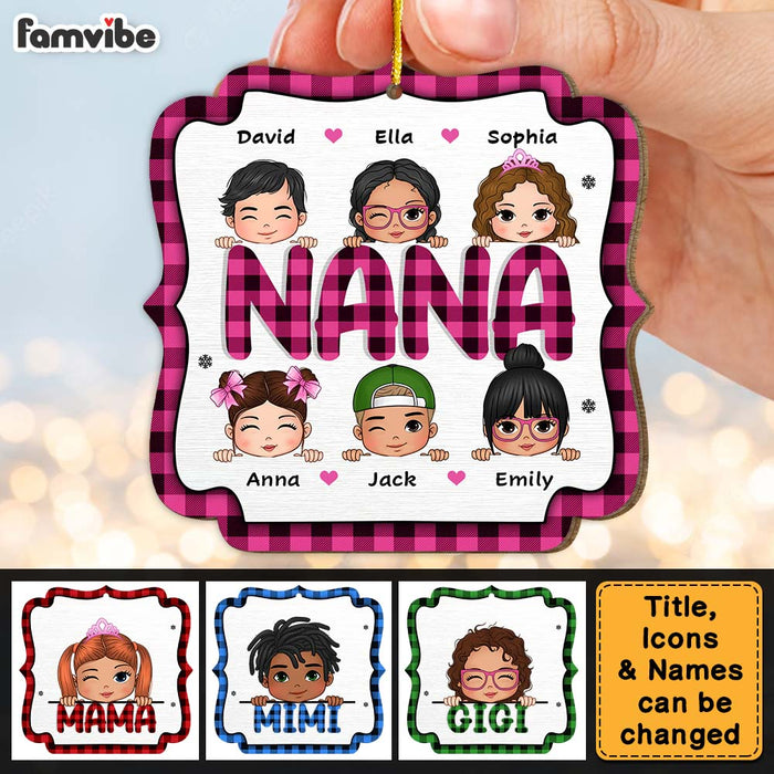 Personalized Nana Christmas Title Ornament 29790 1