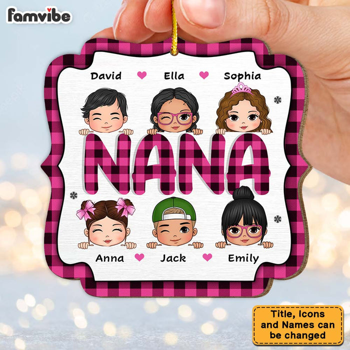 Personalized Nana Christmas Title Ornament 29790 1