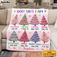Personalized Gift For Granddaughter God Says I Am Blanket 29792 thumb 1