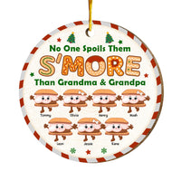 Personalized S'more Grandma No One Spoils Them Circle Ornament 29795 thumb 1