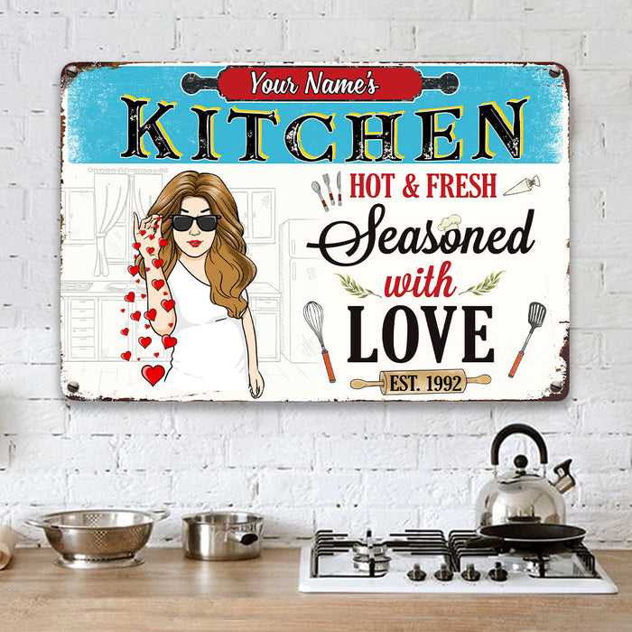 Personalized Kitchen Metal Sign JL122 26O57 1