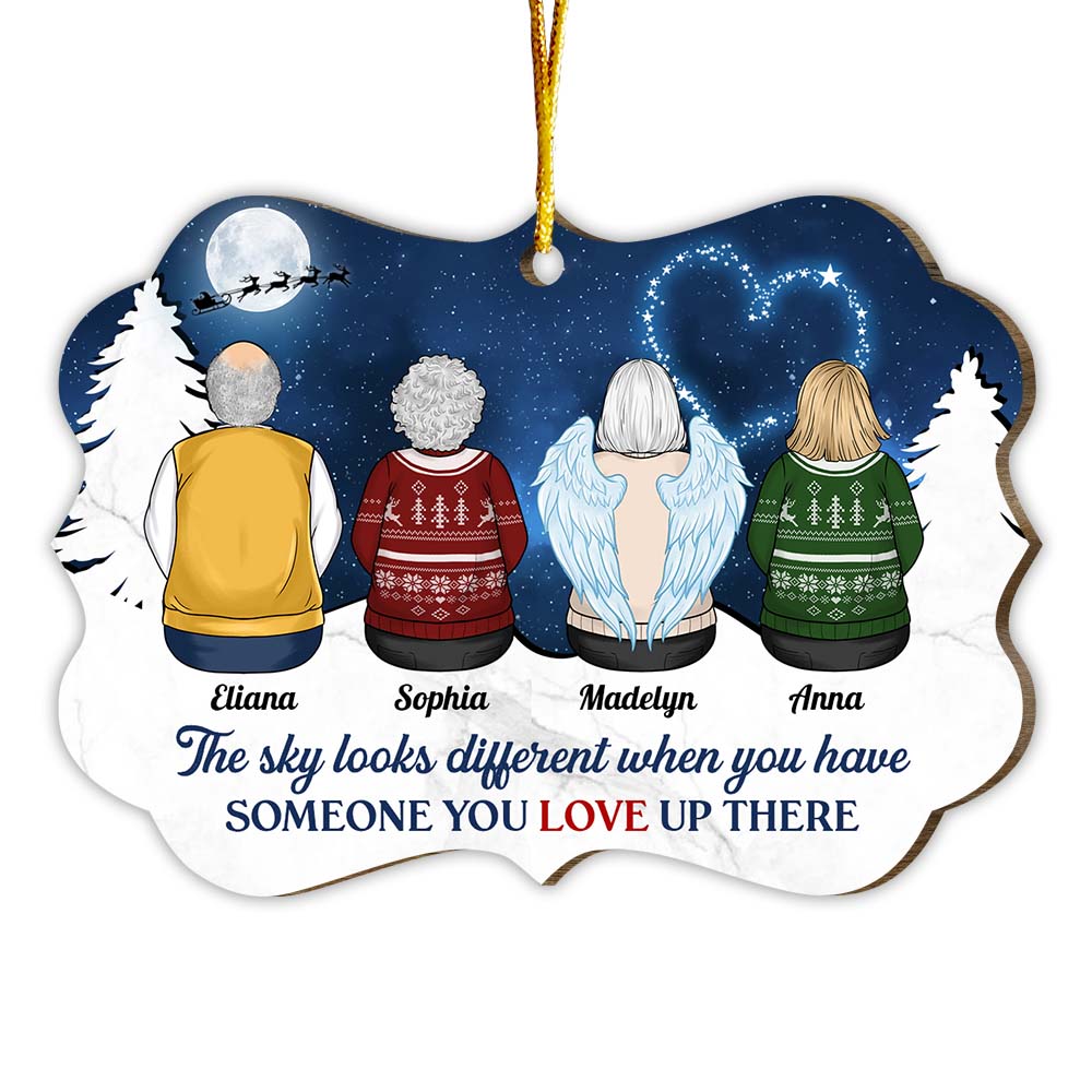 Personalized Memorial Christmas Gift For Old Friends Benelux Ornament 29800 Primary Mockup