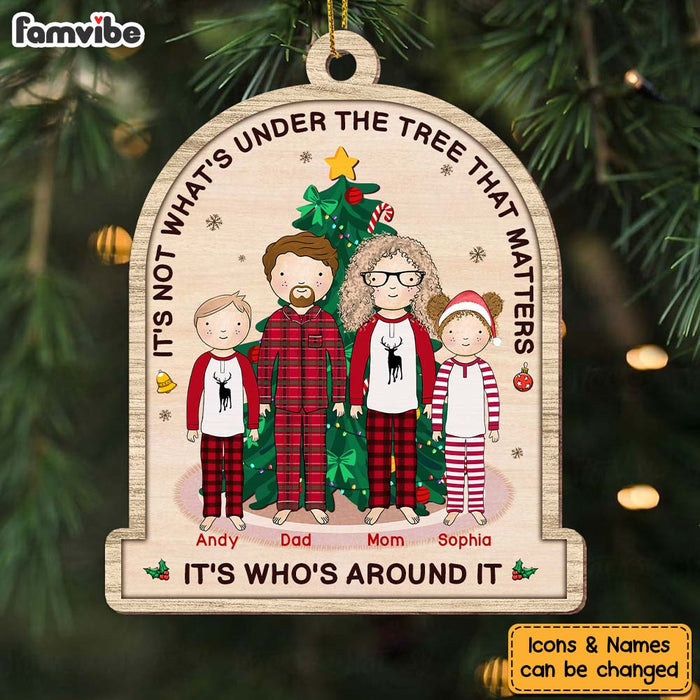 Personalized Family Gift It's Not What's Under The Tree Ornament 29802 1
