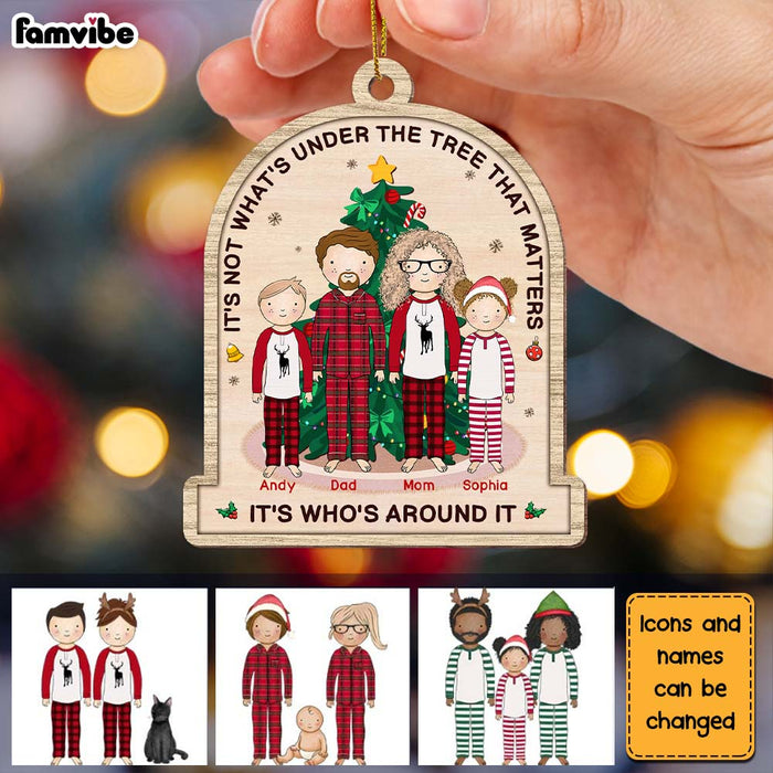 Personalized Family Gift It's Not What's Under The Tree Ornament 29802 1