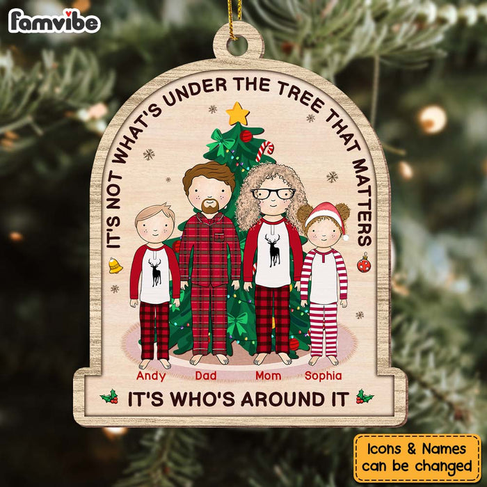Personalized Family Gift It's Not What's Under The Tree Ornament 29802 1