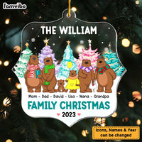 Personalized Gift For Family Bear Christmas Ornament 29804 thumb 1