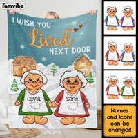 Personalized I Wish You Lived Next Door Friends Blanket 29806 thumb 1