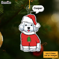 Personalized Dog Shape Ornament 29809 thumb 1