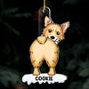 Personalized Dog Shape Ornament 29810 1