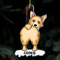 Personalized Dog Shape Ornament 29810 thumb 1