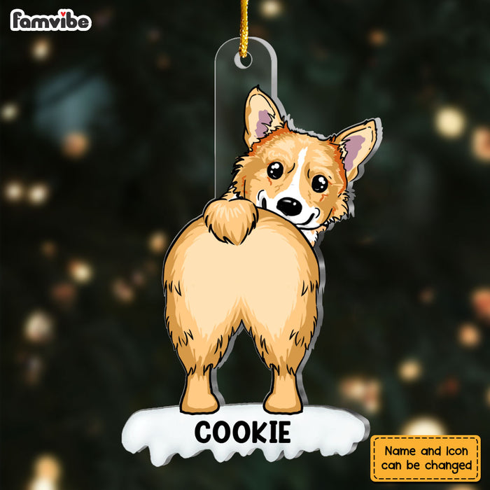 Personalized Dog Shape Ornament 29810 1