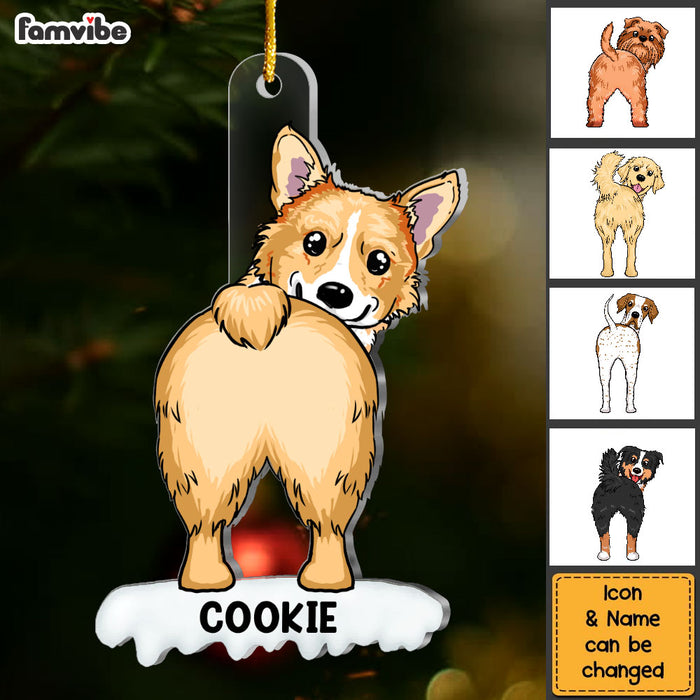 Personalized Dog Shape Ornament 29810 1