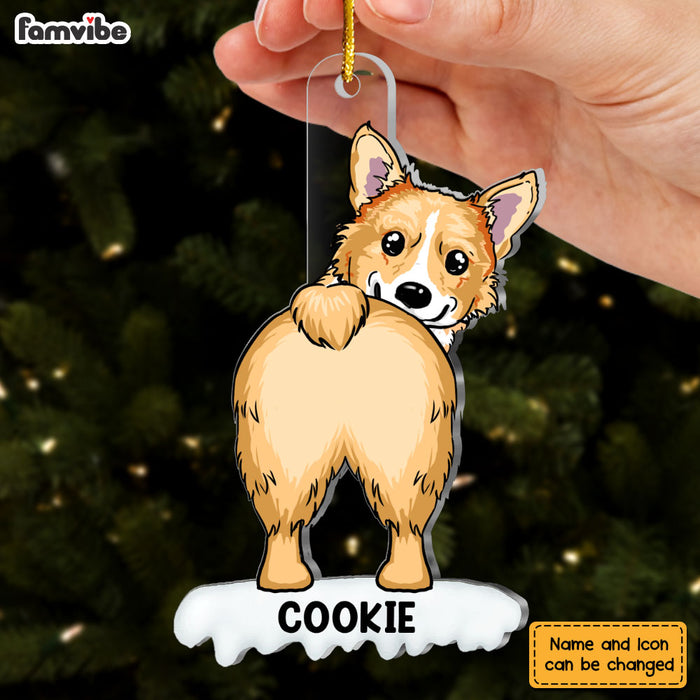 Personalized Dog Shape Ornament 29810 1